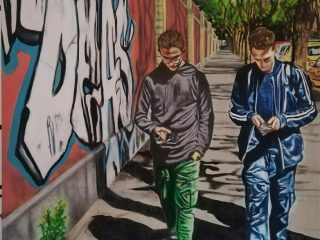 Urban #2 - Oil and Acrylic 79 x 98 cm