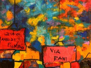 Anni  di  piombo:  olio  su tela
         115  x  137
   donazione  a privato