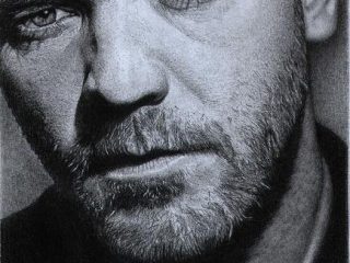Russel Crowe
Matita su carta
 Foglio  30x20
Disegno 22x15 

