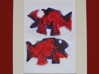 Ossi di Nebbia # 17 - 25x35cm - acrilico e inchiostro su carta torchon cotone 350g