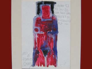 Ossi di Nebbia # 3 - 25x35cm - acrilico e inchiostro su carta torchon cotone 350g