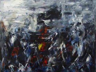 Terracqueo - olio su tela cm.94x98 - 2007
