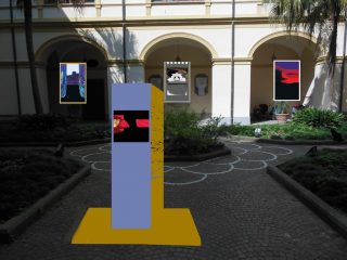allestimento mostra a Sorrento