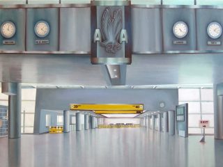 open for strike AA 
2007
olio su tela
80x60 cm