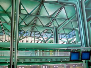 open for strike
2007
olio su tela
120x100