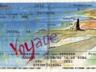 voyage
8,3x20,2 - acquerello 
25agosto2004 