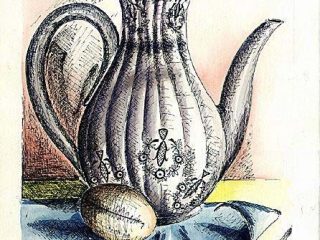 Solo per far contenta la mia ex insegnante di acqerello