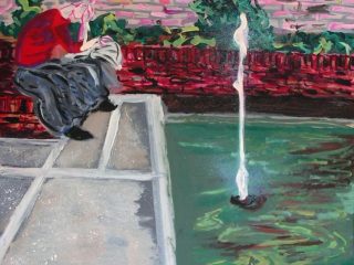 Omaggio a Carlo Scarpa, 8-'07 acrilico su tela, cm 70 x 50 