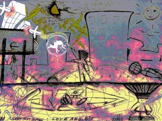 titolo:"11 settembre 2001"
formato: 2380x1624 px
tecnica e materia: china on paper elaborata in digitale
anno: 2001 rielaborazione 2006
corrente artistica: enigmismo