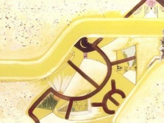“Concept Mind”
Acrylic - ink on canvas
40x150
2007
