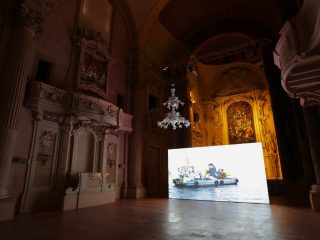 Resto, videoinstallazione di Masbedo all\'Oratorio di San Filippo Neri