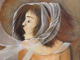 "il grido"
olio ed acrilico su tela
50x60