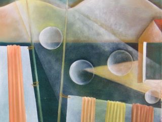 "sospensione temporale"
olio su tela
50x60
PARIGI
 Grand Palais Salon des Artistes Independants 1884-2004 
Espace Auteuil 4-14 marzo 2004 CATALOGO 
