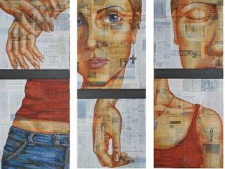 Libertá di devozione, 2007
polittico Cm 170x400