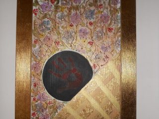 "Rinascita"
acrilicoresine foglia oro gessi su tela mis.86x56