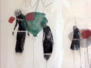 RM.UP, 2011, tecnica mista su tela, cm 80x90