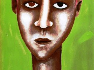 U.I.M. (Uomo innaturalmente modificata)
Acrilico su masonite 30 x 50  2008