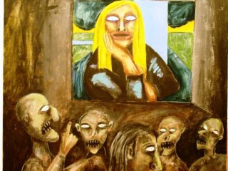 LA GALLERISTA
Acrilico su tela 50 x 60  2007
