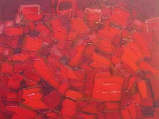 cromatico rosso
80x80 2006
olio su tela