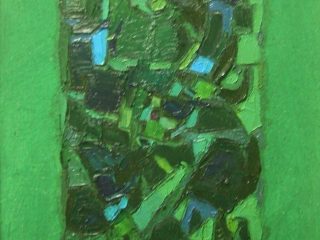 blocco cromatico verde
50x70 2009
olio su tela