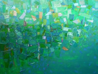 cromatico verde
120x100
olio su tela 2009