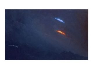 Le luci della discordia 
     Olio si tela
     145 x 89.5 cm
        2005