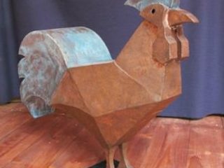 Il Gallo (2003)
Scultura in rame.