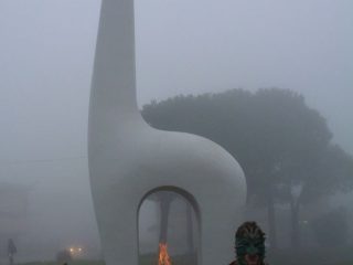 Inaugurazione PRIMO ANIMANTE - Una porta per la città aperta verso spazi esistenziali, verso i luoghi creativi dell'anima. Quarrata (PT) 22 dicembre 2012