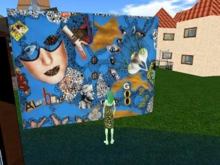 avatar che guarda un collage di Angela Caporaso