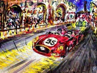 1000 Miglia Maserati ( arrivo a Brescia ) 