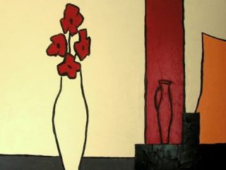 HUILE SUR TOILE . 90 /90 