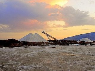 alba nelle saline