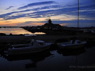 Tramonto all'imbarcadero
