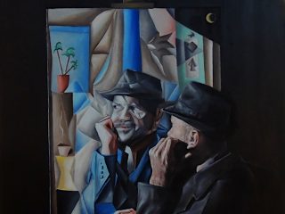Caos ordinato -oil on canvas, 80x100 cm-  