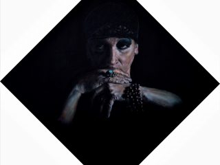 Enrica - oil on canvas 40x40cm -