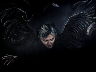 Icaro -oil on canvas 130x90cm -
