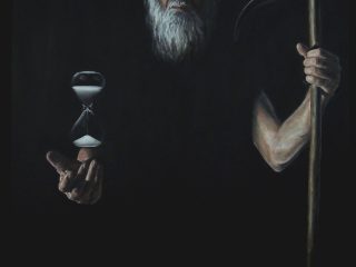 Saturno -oil on canvas 130x90cm -