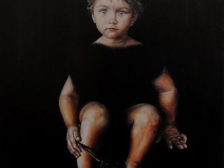 La bacchetta magica -oil on canvas 100x70cm -