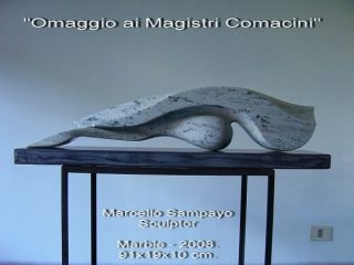 Omaggio ai Magistri Comacini
Marble - 2008.
