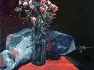 Fiori secchi Olio su tela 50x60 1990