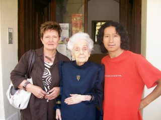 Felipe e il premio Nobel per la Medicina Rita Levi Montalcini 