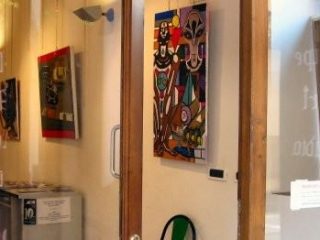 particolare dell'ingresso della Gallery' 05 felipe art studio
