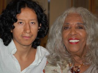 Felipe e l'artista Americana e internazionale Ellen Stewart