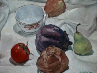 Natura morta(olio su compensato(35x35)