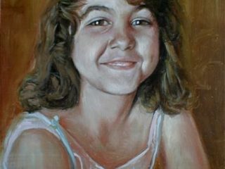 Bambina "Siciliana"(olio su tela 30x40)