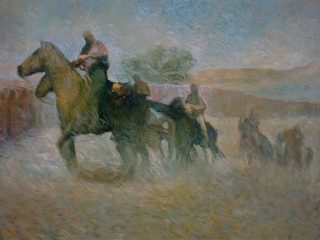 L'ardia(olio su tela 60x80)