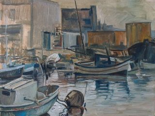 Marina(olio su tela 30x40)