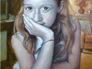 Bambina "Siciliana"(olio su tela 30x40)
