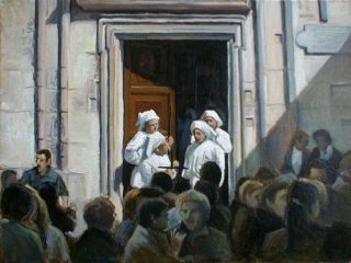 Il venerdi santo(olio su tela 30x40)