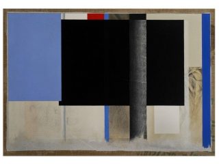 MEMORIA CANCELLATA 2005-2006, tecnica mista su sacco - cm 85x123